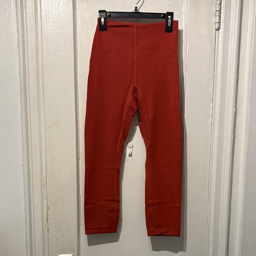 lululemon athletica Rust Red High-Rise Leggings